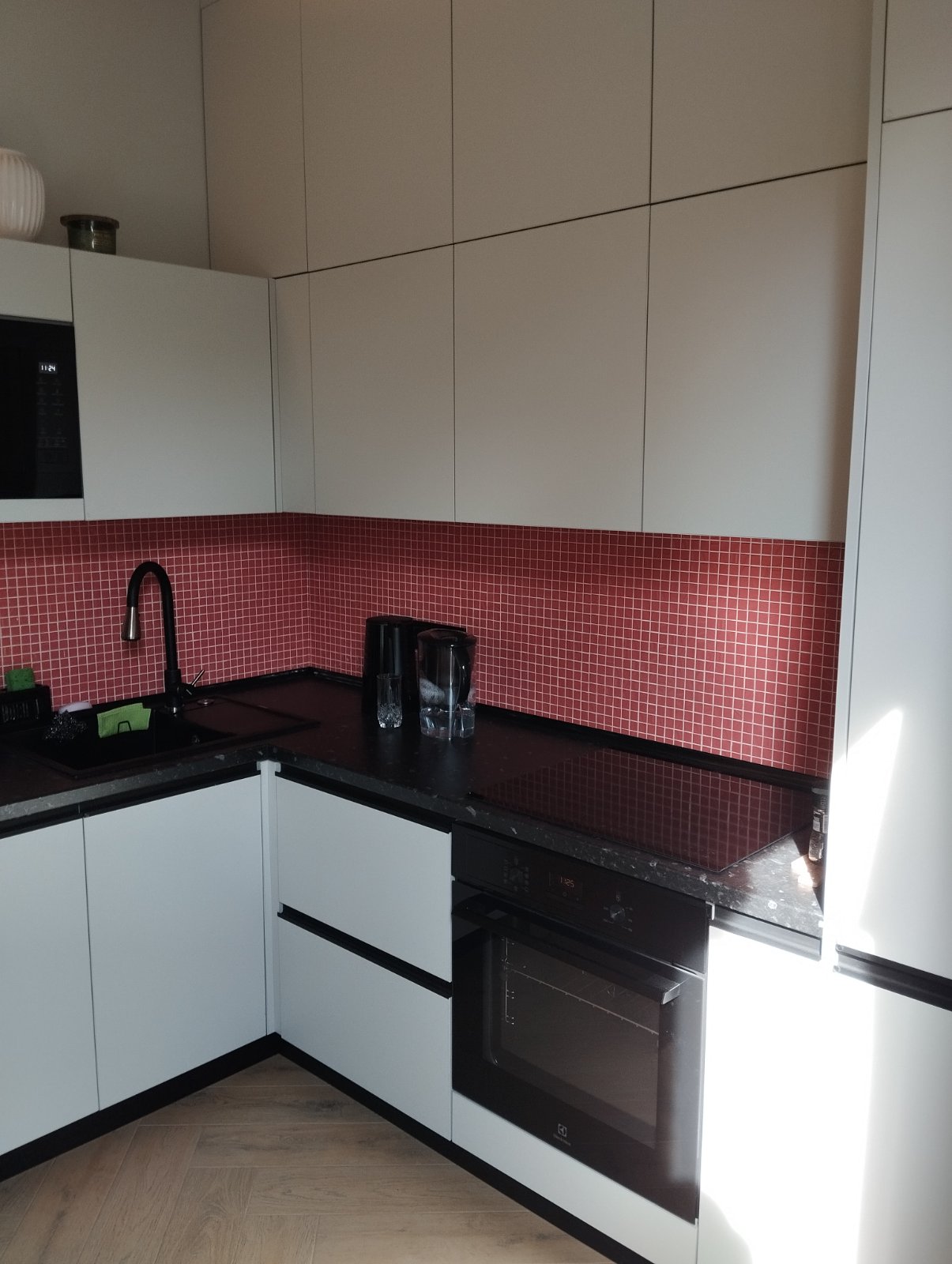 Кухня Серый и Дуб